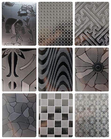 sheets of decorative metal